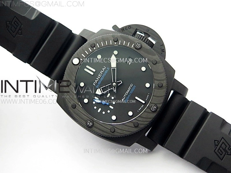 PAM2231 Carbotech 42mm VSF Best Edition Black Dial on Black Rubber Strap P.900 Super Clone